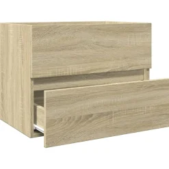 vidaXL Wastafelkast 60x38,5x45 cm spaanplaat sonoma eikenkleurig