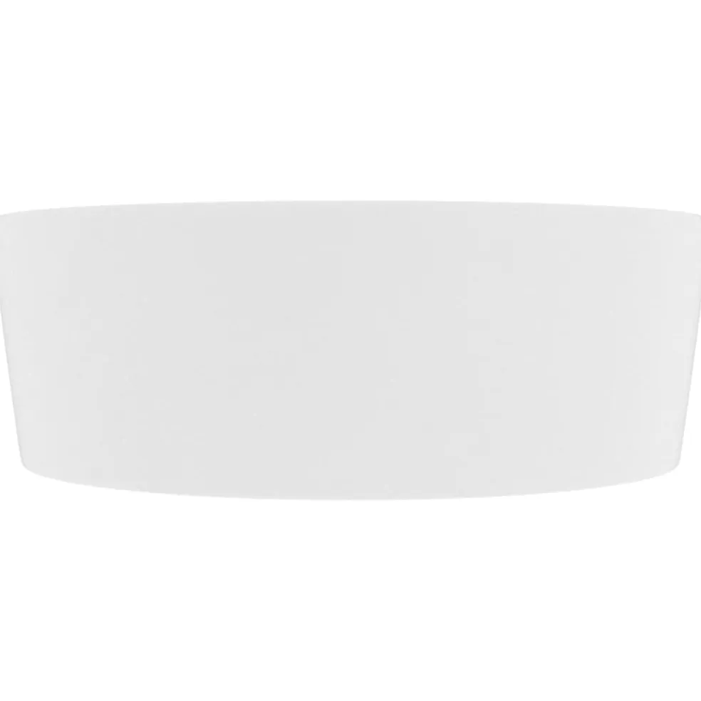 vidaXL Wastafel met overloop 36x13 cm keramiek matwit