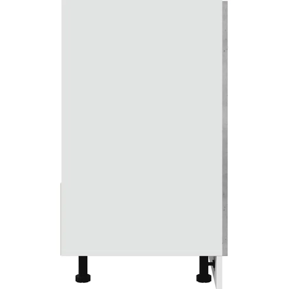vidaXL Wastafelonderkast Lyon 80x46x81,5 cm bewerkt hout betongrijs