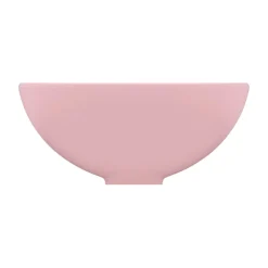 vidaXL Wastafel rond 32,5x14 cm keramiek matroze