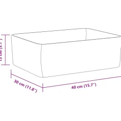 vidaXL Wastafel 40x30x13 cm keramiek zwart