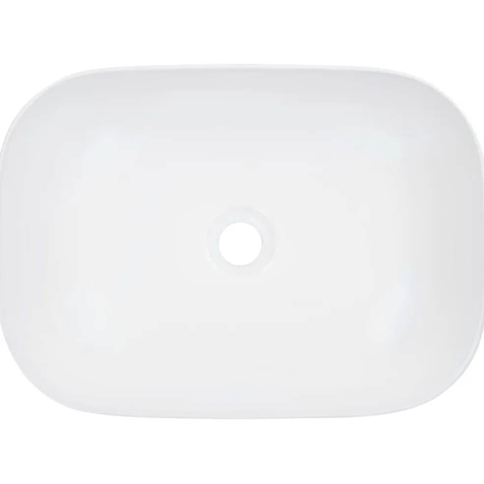 vidaXL Wastafel 45,5x32x13 cm keramiek wit