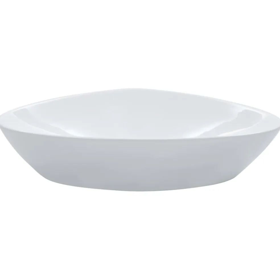 vidaXL Wastafel 58,5x39x14 cm keramiek wit
