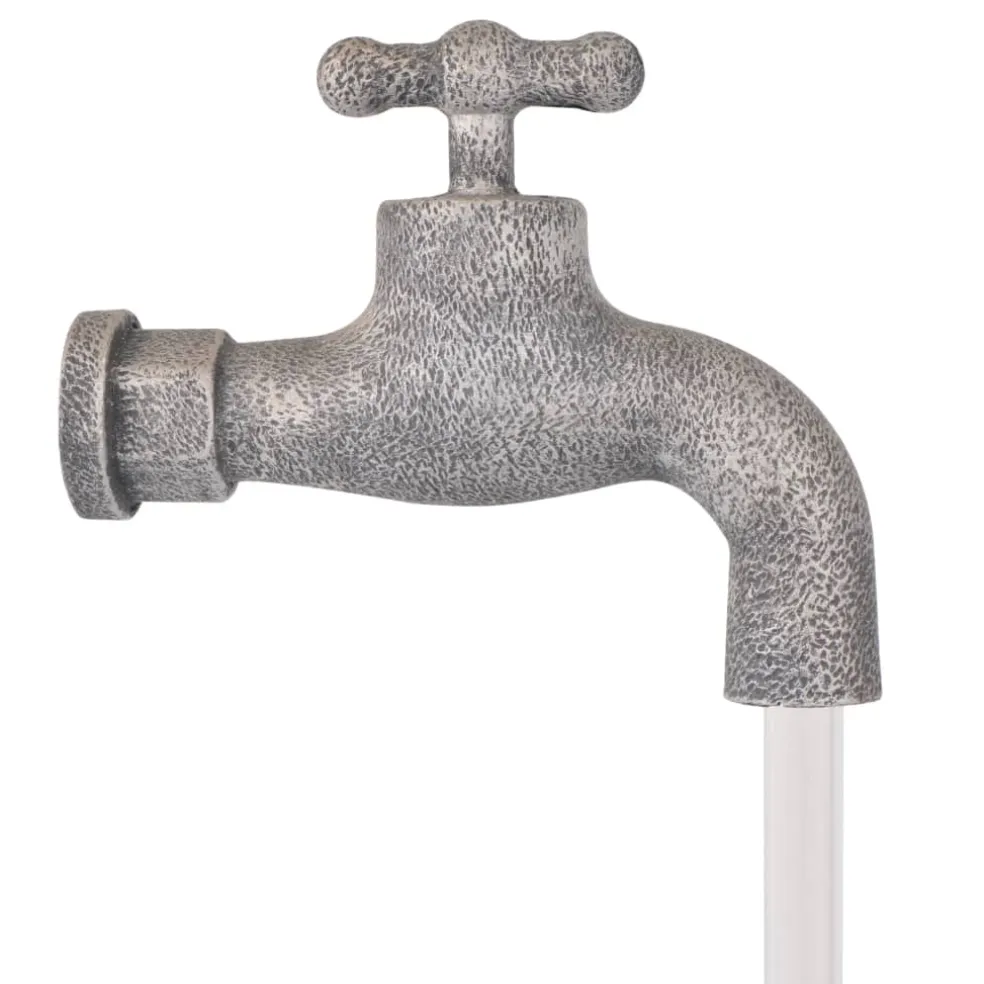 vidaXL Waterornament met kraan en emmers polyresin
