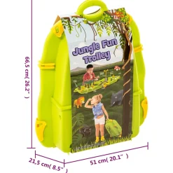 vidaXL Waterspeelgoed jungle 51x21,5x66,5 cm polypropeen