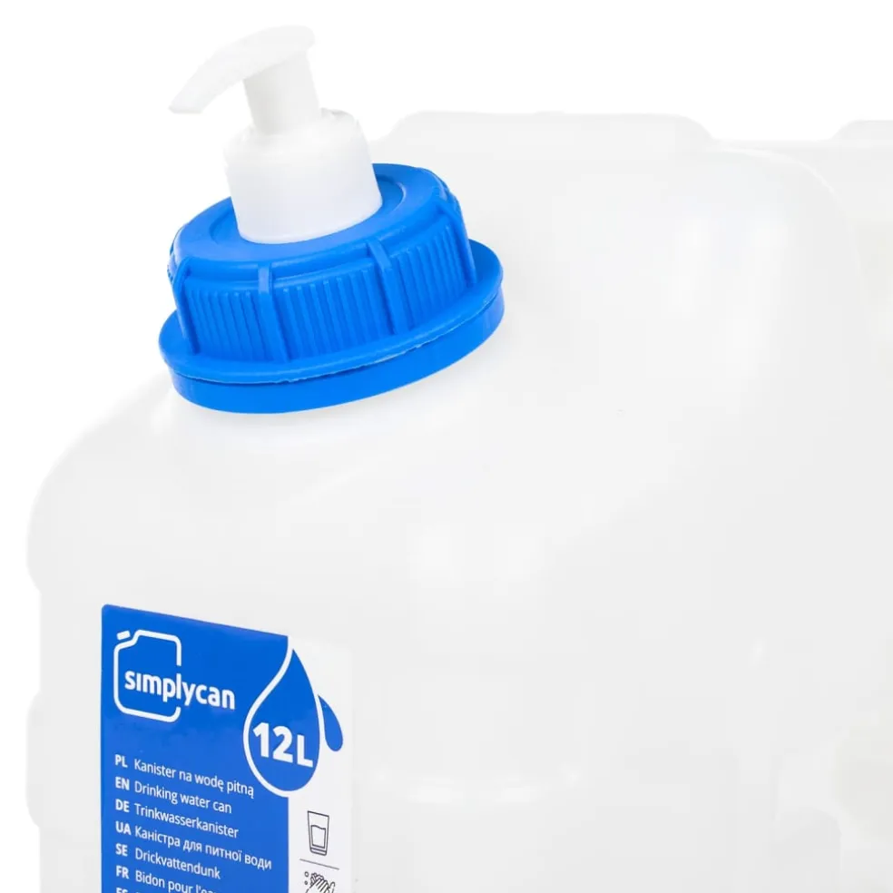 vidaXL Watertank met kraan en zeepdispenser 10 L kunststof