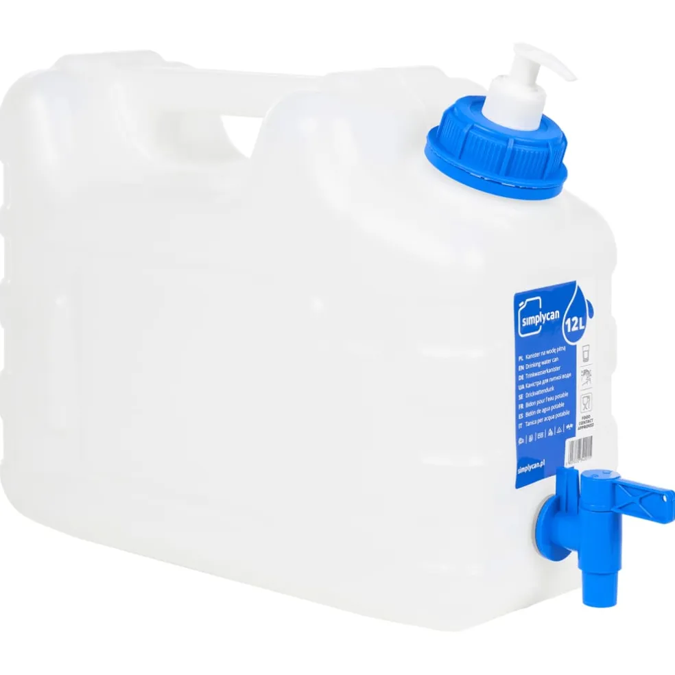 vidaXL Watertank met kraan en zeepdispenser 10 L kunststof