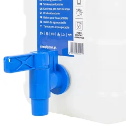 vidaXL Watertank met kraan 10 L kunststof transparant