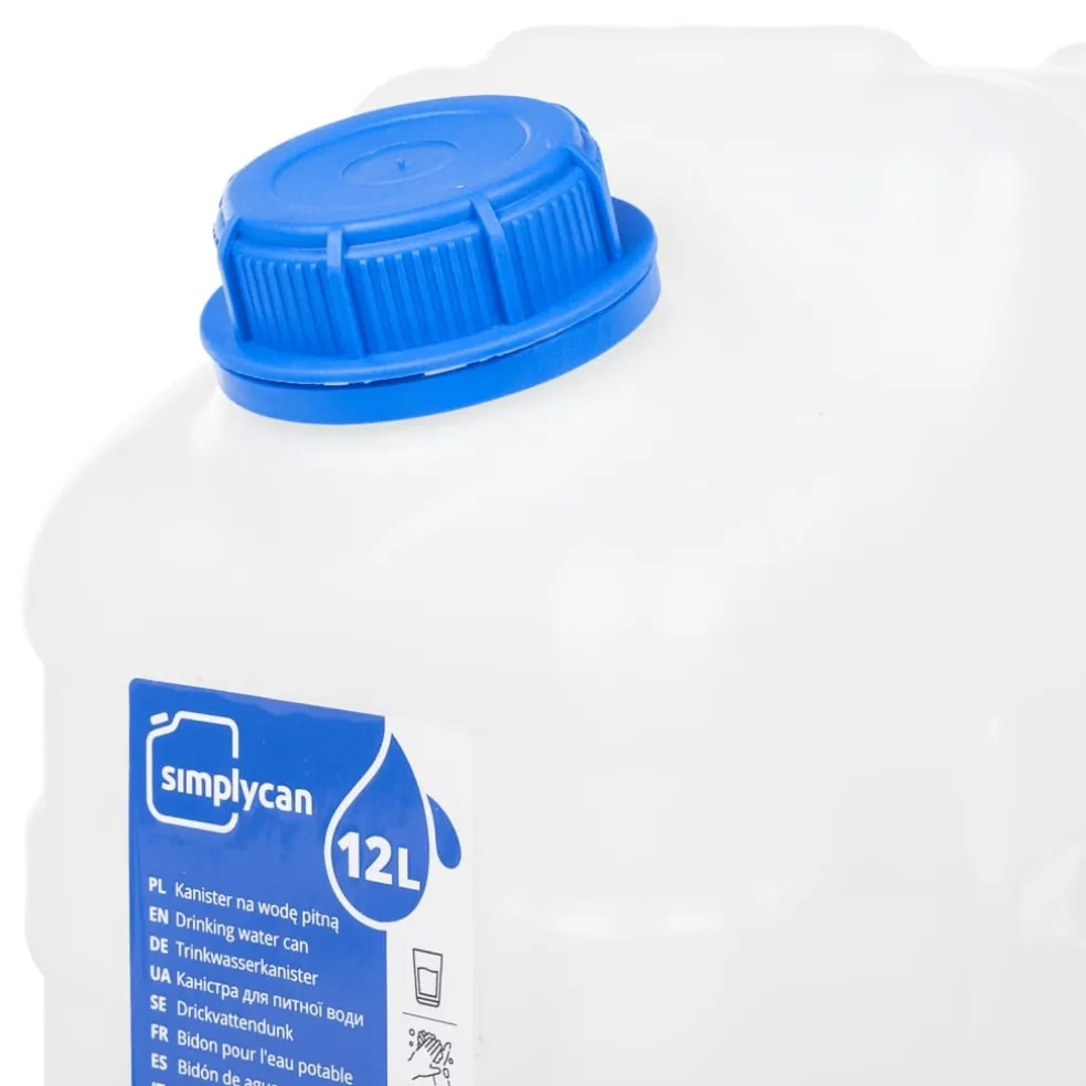 vidaXL Watertank met kraan 10 L kunststof transparant