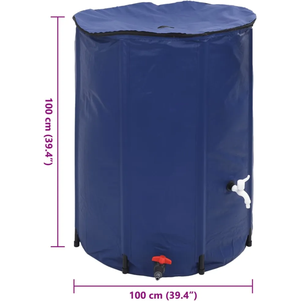vidaXL Watertank met kraan opvouwbaar 750 L PVC
