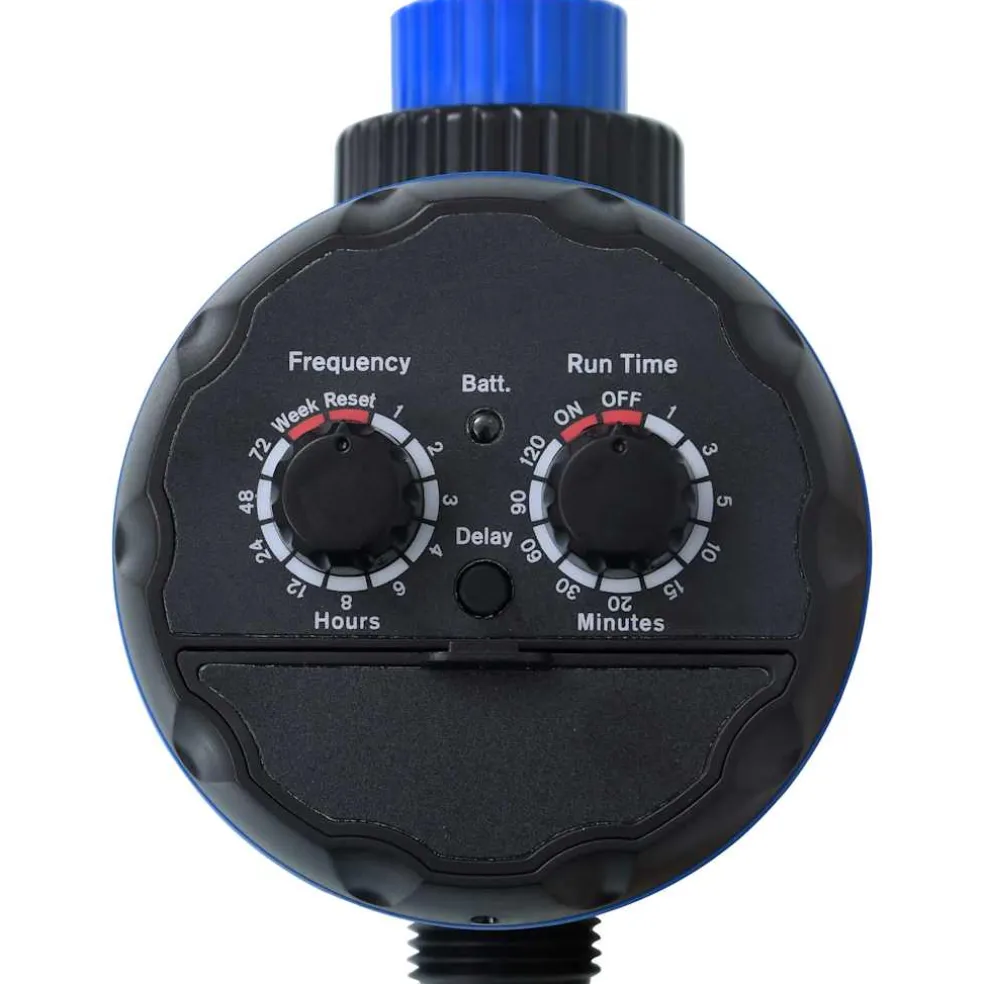 vidaXL Watertimer met enkele uitgang en kogelkranen