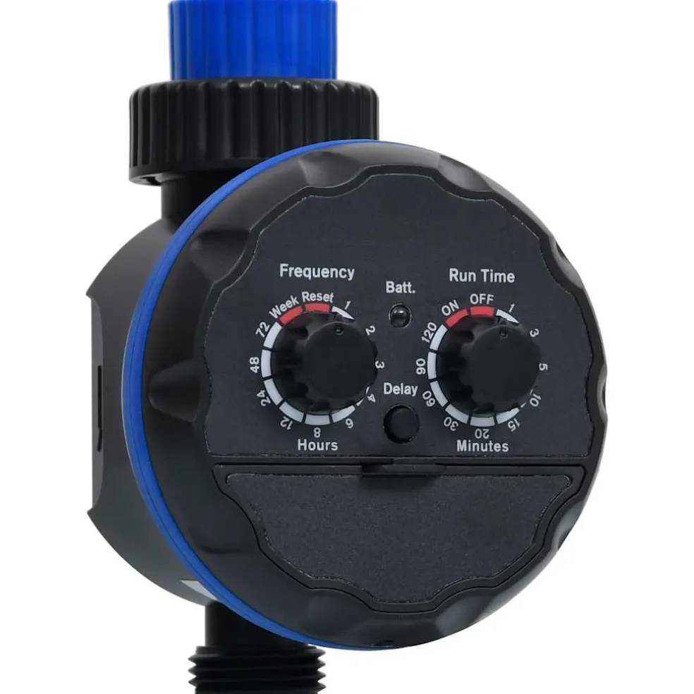 vidaXL Watertimer met enkele uitgang en kogelkranen