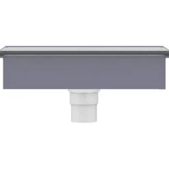 vidaXL Watervaloverlaat met RGB LED's 30 cm roestvrij staal