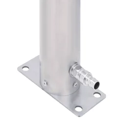vidaXL Waterzuil rond 40 cm roestvrij staal