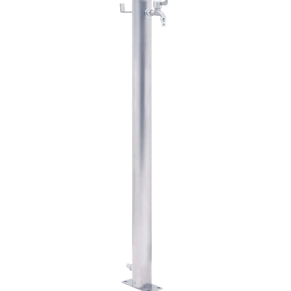 vidaXL Waterzuil rond 40 cm roestvrij staal