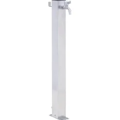 vidaXL Waterzuil vierkant 40 cm roestvrij staal