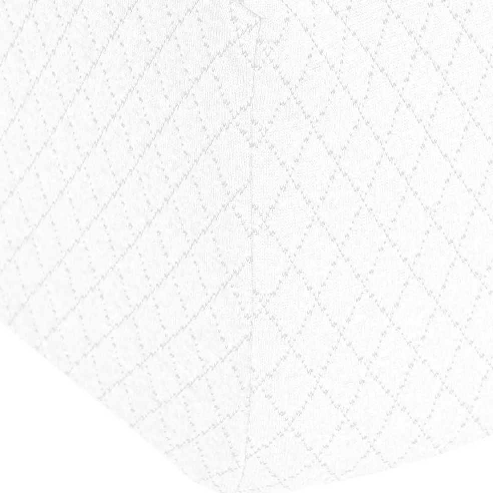 vidaXL Wedge Kussen 69 x 64 x 19 cm Medium Traagschuim Wit