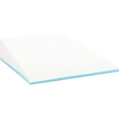 vidaXL Wedge Kussen 69 x 64 x 19 cm Medium Traagschuim Wit