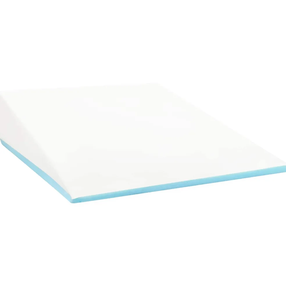 vidaXL Wedge Kussen 69 x 64 x 19 cm Medium Traagschuim Wit