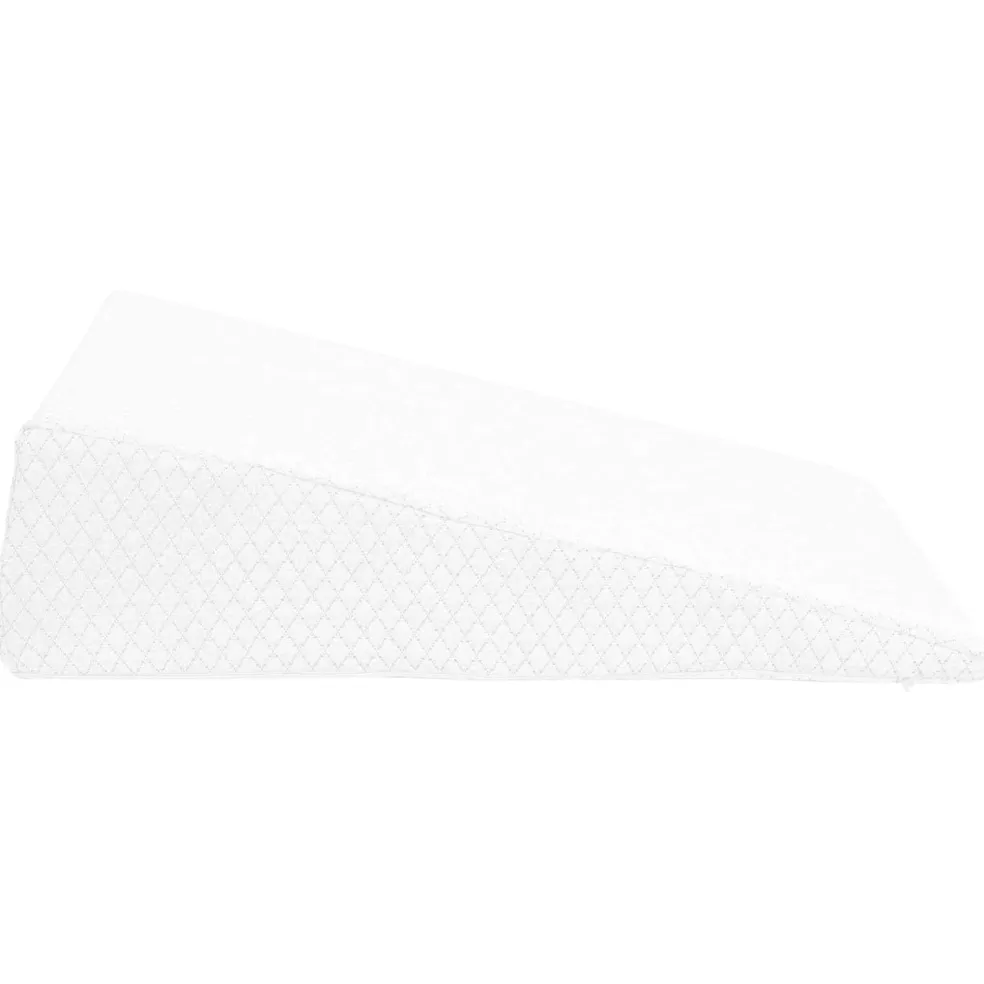 vidaXL Wedge Kussen 69 x 64 x 19 cm Medium Traagschuim Wit