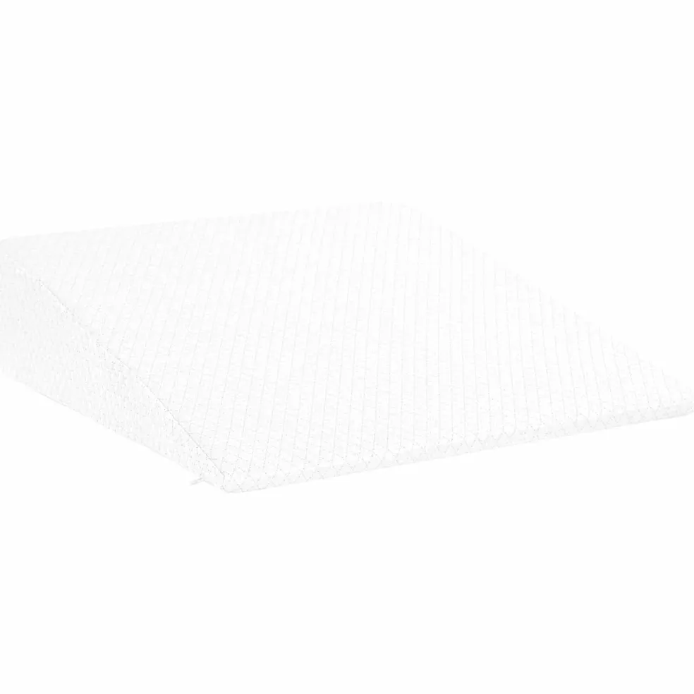 vidaXL Wedge Kussen 69 x 64 x 19 cm Medium Traagschuim Wit