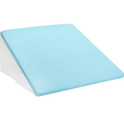 vidaXL Wedge Kussen Zwart 55 x 55 x 26 cm Traagschuim