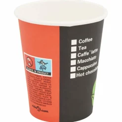 vidaXL Wegwerp koffiebekers papier 240 ml (8 oz) 1000 st