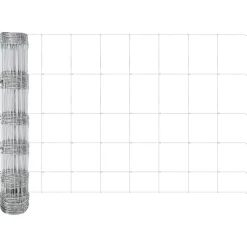 vidaXL Weidehekwerk Zilver