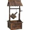 vidaXL Wensfontein met pomp 57x50x112 cm massief vurenhout