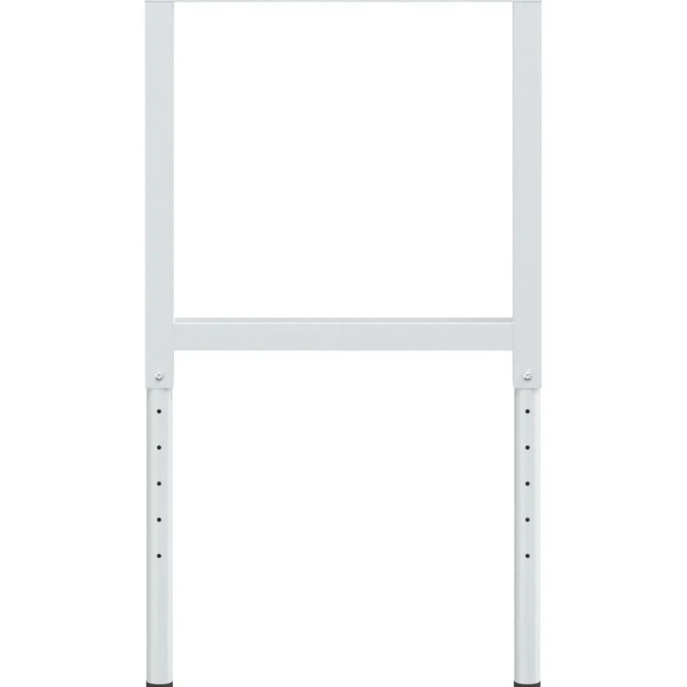 vidaXL Werkbankframes verstelbaar 2 st 55x(69-95,5) cm metaal grijs
