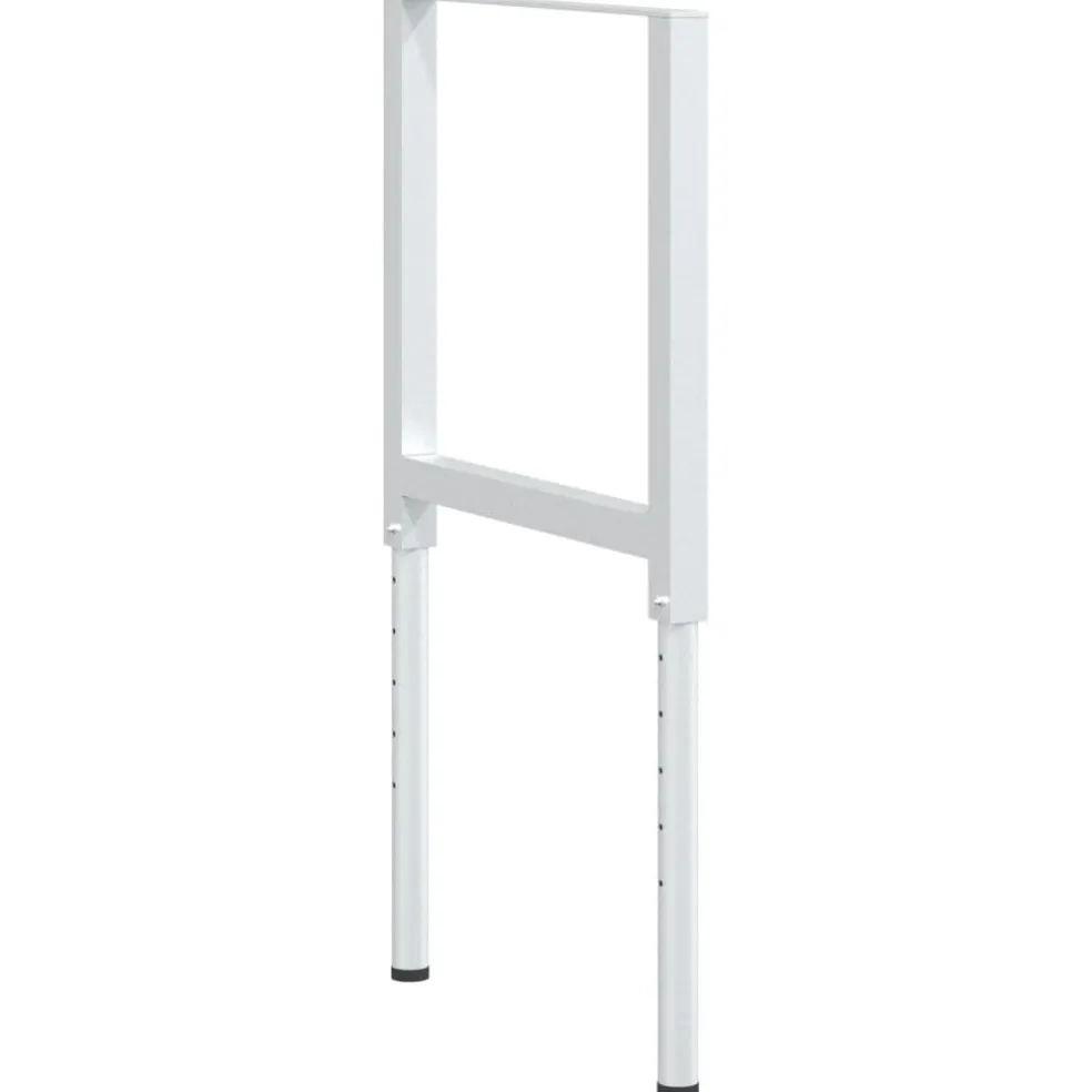 vidaXL Werkbankframes verstelbaar 2 st 55x(69-95,5) cm metaal grijs