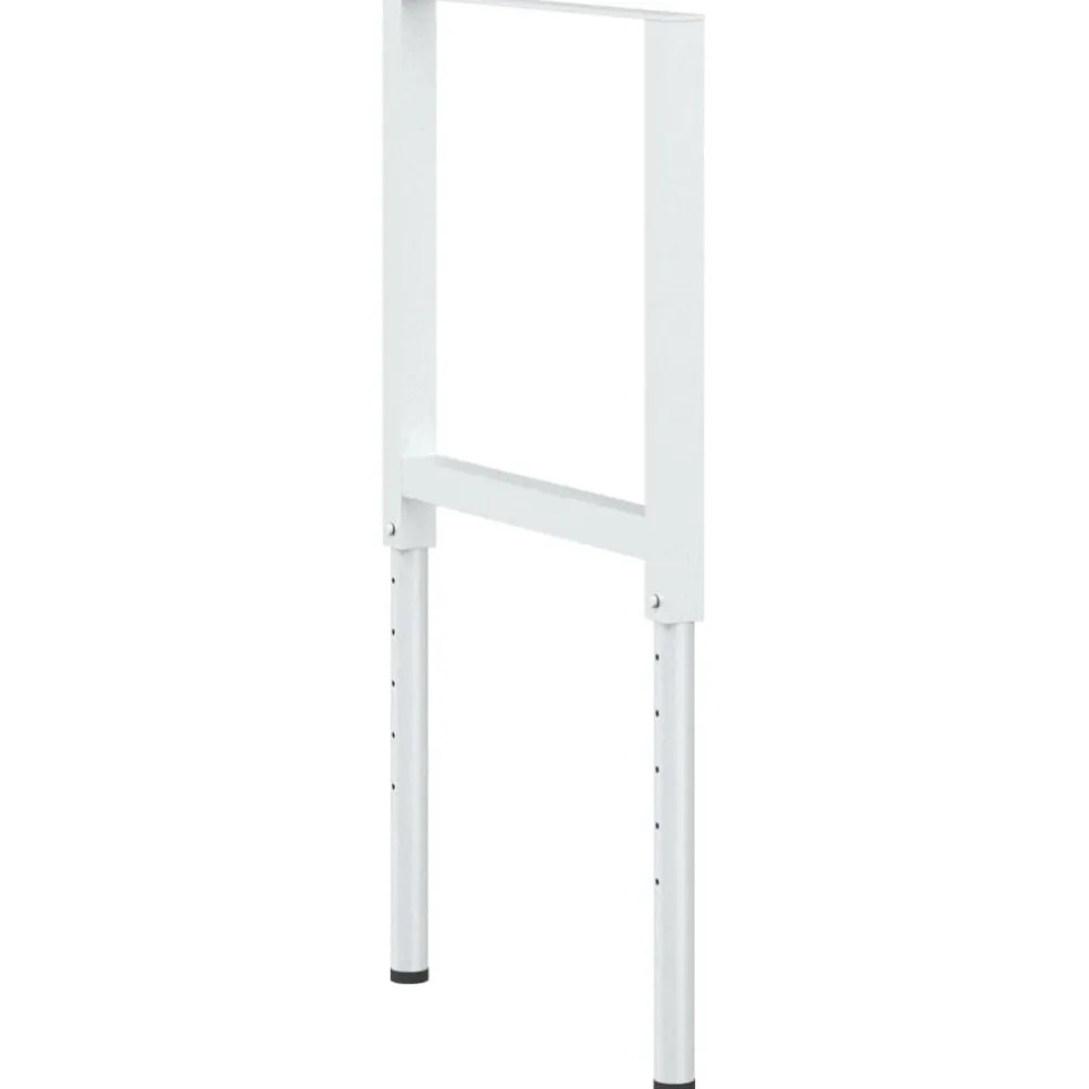 vidaXL Werkbankframes verstelbaar 2 st 55x(69-95,5) cm metaal grijs