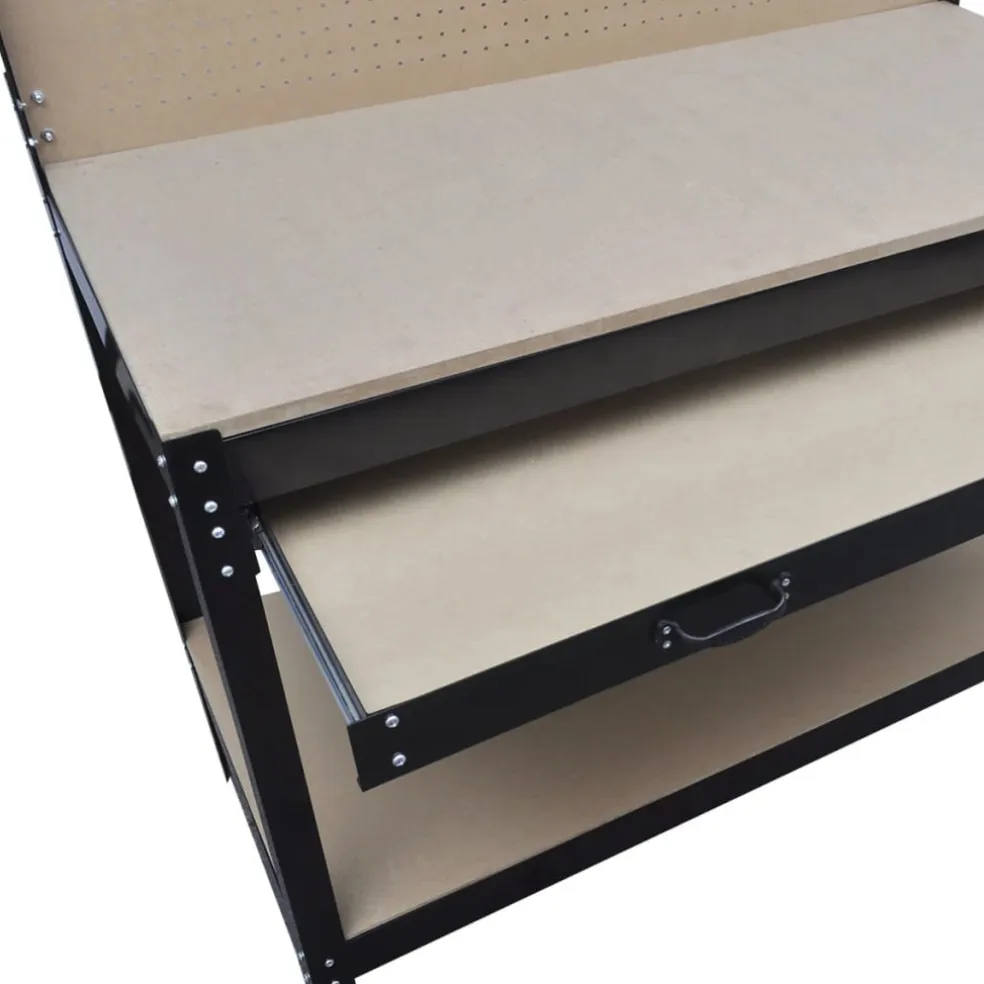 vidaXL Werkbank met ophangbord en lade