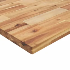 vidaXL Werkbank rechthoekig 80x60x(73-99,5) cm massief acaciahout