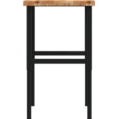 vidaXL Werkbank rechthoekig 80x60x(73-99,5) cm massief acaciahout