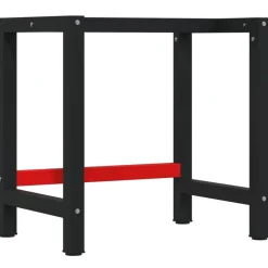 vidaXL Werkbank rechthoek 100x60x81,5 cm massief eikenhout lichtbruin