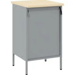 vidaXL Werkbank Rood en Grijs 50 x 55 x 85 cm Engineered hout en staal
