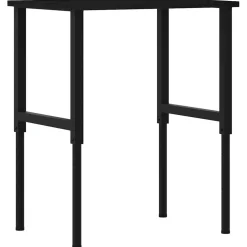 vidaXL Werkbank 80x60x(71,5-98) cm eikenhout donkerbruin