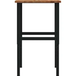 vidaXL Werkbank 80x60x(71,5-98) cm eikenhout lichtbruin