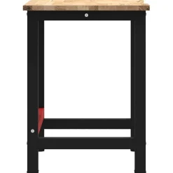 vidaXL Werkbank 100x60x81,5 cm massief eikenhout