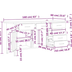 vidaXL Werkbank 160x60x85 cm staal zwart