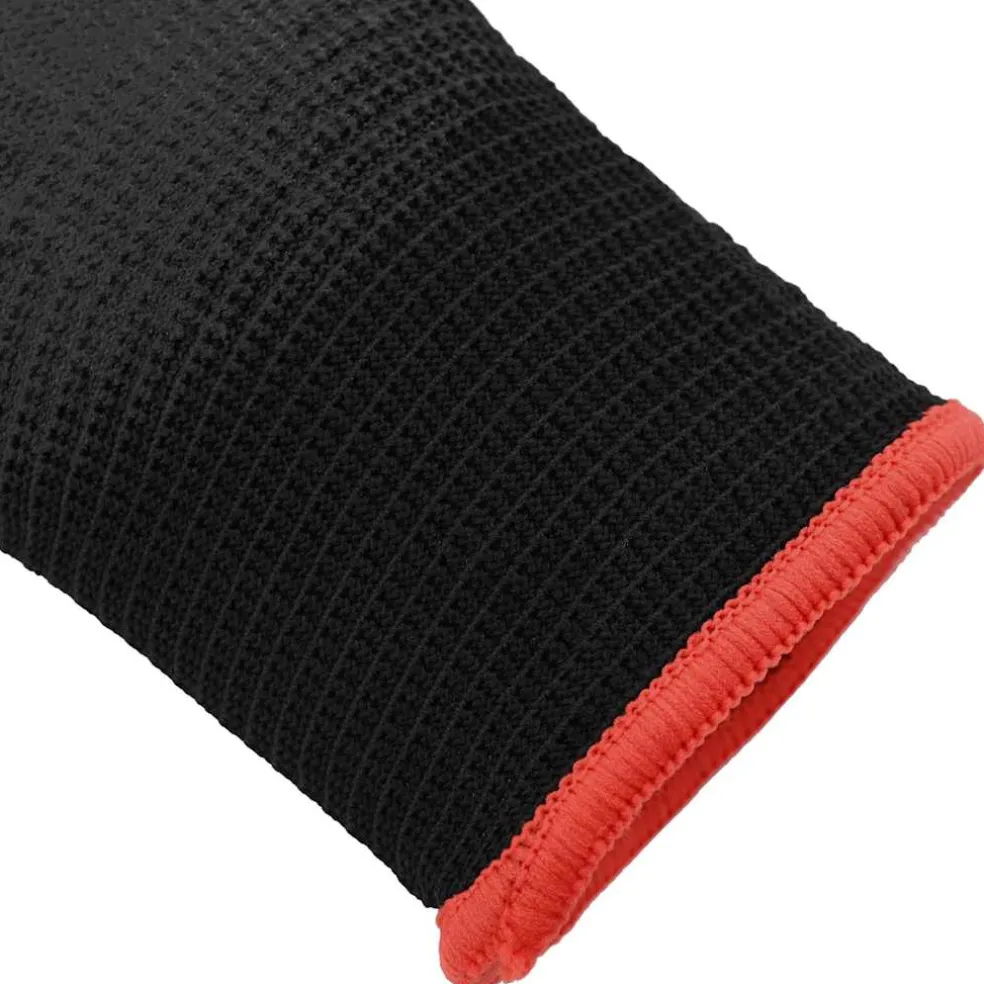 vidaXL Werkhandschoenen 12 st Zwart 7 / S Polyester