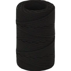vidaXL Werktouw 2 mm 250 m polyester zwart