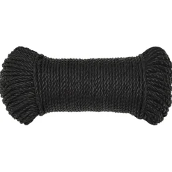 vidaXL Werktouw 3 mm 25 m polypropeen zwart
