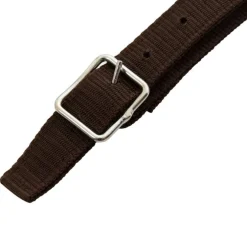 vidaXL Western zadel, hoofdstel en borstriem 15" echt leer bruin