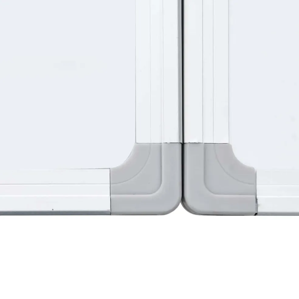 vidaXL Whiteboard magnetisch inklapbaar 120x80x1,7 cm aluminium