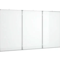 vidaXL Whiteboard magnetisch inklapbaar 120x80x1,7 cm aluminium