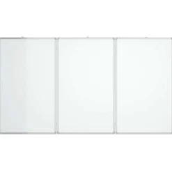 vidaXL Whiteboard magnetisch inklapbaar 120x80x1,7 cm aluminium