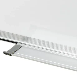 vidaXL Whiteboard magnetisch 50x35 cm staal wit