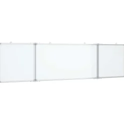 vidaXL Whiteboard magnetisch inklapbaar 160x40x1,7 cm aluminium